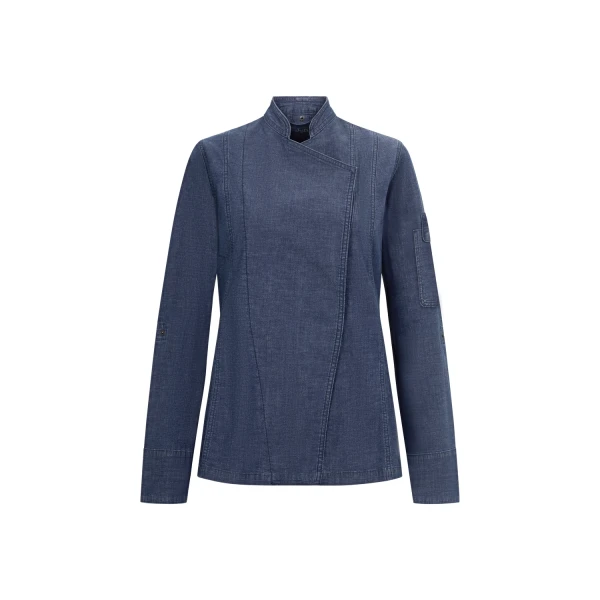 Kochjacke Denim Stretch in Blau
